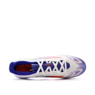 Chaussures de football Blanches/Bleu Homme Adidas F50 vue 4