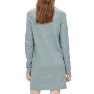 Robe-pull Vert d'eau Femme Pieces Chapa vue 2
