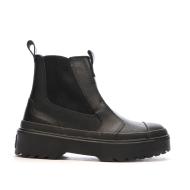 Bottines Noires Femme Converse All Star Lugged Leather Chelsea vue 2