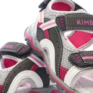 Sandales Grises/Rouges Bébé Kimberfeel Missi vue 7