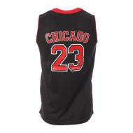 Chicago 23 Maillot de basket Noir Homme Sport Zone vue 2