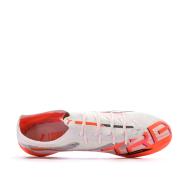 Chaussures de football Blanches/Orange Homme Puma Ultra 5 Ultimate vue 4