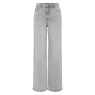 Jean Loose Gris Femme Pieces Elma pas cher