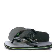 Tongs Noir Mixte Havaianas Brasil Fresh pas cher