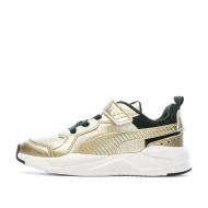 Baskets Doré Fille Puma Ray Metallic pas cher