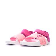 Sandales Roses/Blanches Fille Adidas Adilette K vue 4