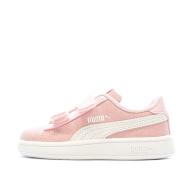 Baskets Roses à paillette Fille Puma Smash Glitz Glam pas cher