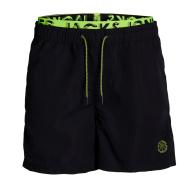 Short de bain Noir Garçon Jack & Jones Neon pas cher