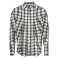 Chemise Noir/Blanc à Carreaux Homme Tommy Hilfiger Night pas cher