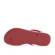 Chanclas rojas para mujer Havaianas Twist Metal Pau Brasil ver 2