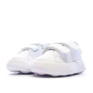 Baskets Blanches/Rose Fille bébé Adidas Advantage vue 6