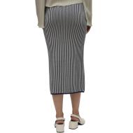 Jupe Marine à Rayures Femme Vero Moda Gold Pinstripe vue 2