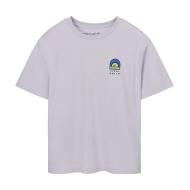 T-Shirt Violet Garçon Teddy Smith Anik pas cher
