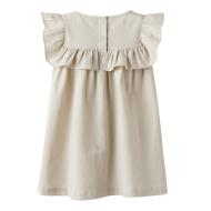 Girl's beige dress Name it Alinnen Photo of the Espace des Marques %store% store - view of %key%