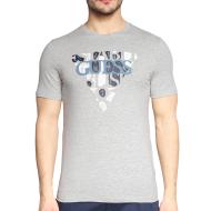 T-shirt Gris Homme Guess Blurri vue 2