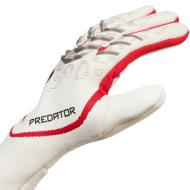 Guantes de portero blancos/rojos Adidas Predator Gl Pro ver 2