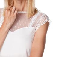 Top Blanc Femme Morgan Dalali vue 3