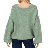 Pull Vert Femme JDY Dinea vue 2