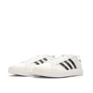Baskets Blanches/Kaki Homme Adidas Grand Court Base 2.0 vue 6