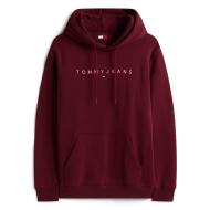 Sweat Bordeaux Homme Tommy Hilfiger Linear Logo vue 3
