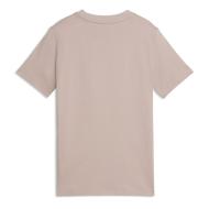 T-Shirt Mauve Garçon Puma Ess Centered Cat vue 2