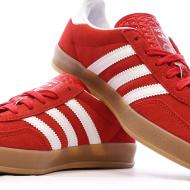 Gazelle Baskets Rouge Femme Adidas Gazelle vue 7