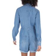 Combishort Bleu Femme Superdry Playsuit vue 2