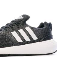 Baskets Gris/Noir Homme Adidas Swift Run 22 vue 7