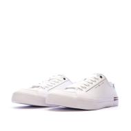 Baskets Blanches Cuir Homme Tommy Hilfiger Core Corporate Vulc vue 6