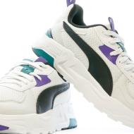 Baskets Blanches/Violettes Homme Puma Trinity Lite vue 7