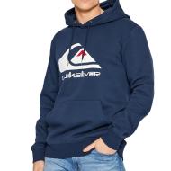 Sudadera gris oscuro para hombre Quiksilver Biglogohood