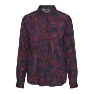 Chemise Marine/Rose Femme Pieces Nirinda pas cher