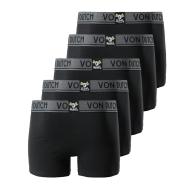Pack 5 boxers noir homme Von Dutch original vue 2