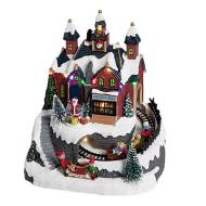 Village de Noël Avec illuminations Atelier Atmosphera LIRN pas cher