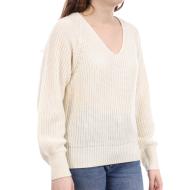 Pull Écru en maille Femme Vero Moda Sayla