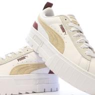 Baskets Blanches/Bordeaux Femme Puma Mayze vue 7