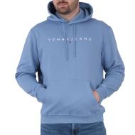 Sweat à Capuche Bleu Homme Tommy Hilfiger Linear Logo