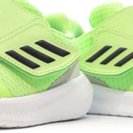 Baskets Jaune Fluo Garçon Adidas Runfalcon 3.0 Ac vue 7