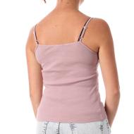 Débardeur Violet Femme Superdry Fine vue 2