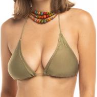 Haut de Bikini Kaki Femme Sun Project Triangle