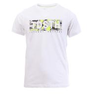 T-shirt Blanc Garçon Teddy Smith Evan