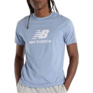 T-shirt Bleu Clair Homme New Balance Sports pas cher