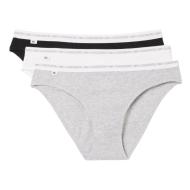 X3 Culottes Gris/Noir/Blanc Femme Lacoste coton stretch