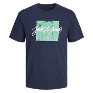 T-Shirt Marine Garçon Jack & Jones Whtiley