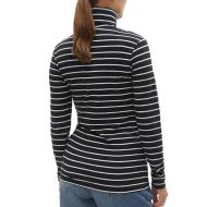 T-Shirt Manches Longues de grossesse Noir/Blanc Femme Mamalicious Ilja June vue 2