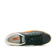 Baskets Noir/Orange Homme Puma Clyde Vintag vue 4