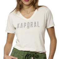 T-shirt Blanc Femme Kaporal EMELE pas cher