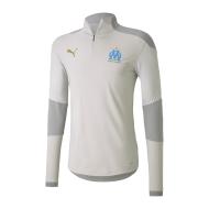 OM Sweat Training Top 1/4 zip gris homme Puma 2020/21 pas cher