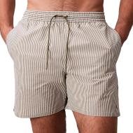 Short de bain Kaki Homme Calvin Klein Drawstring pas cher