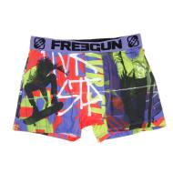 Boxer Violet/Vert Homme Freegun Skate pas cher